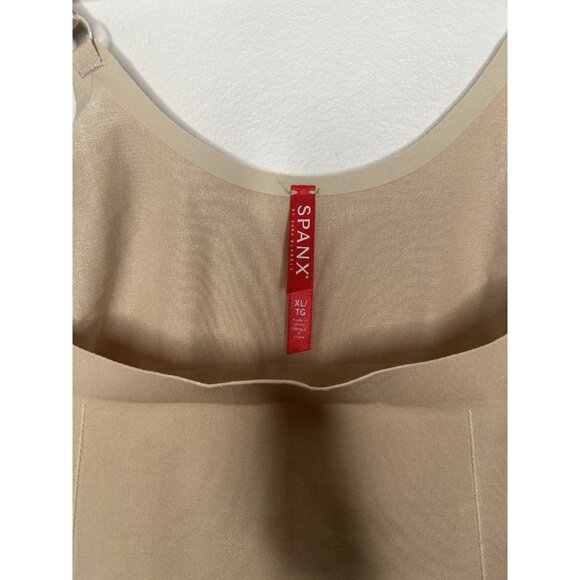 SPANX Sculpt OnCore Open Bust Mid Thigh Bodysuit Nude Slimming Shapewear Size XL - Picture 3 of 11